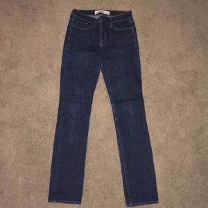 Abercrombie & Fitch dark bootcut jeans
